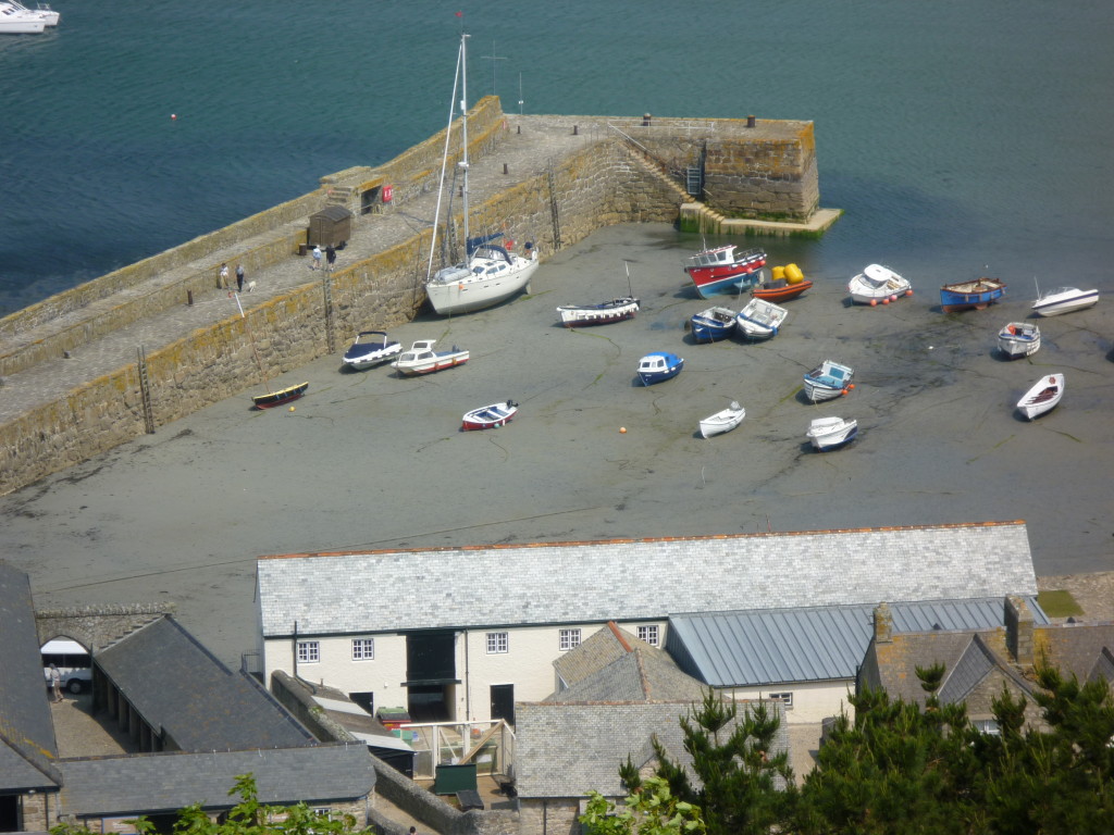 Hejira moored in St. Michael's Mount Harbour