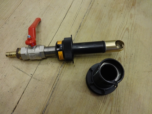 Modified log impeller through hull
