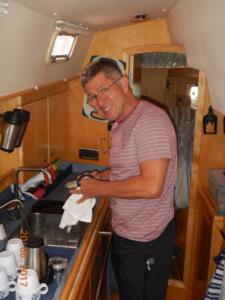 John in the galley