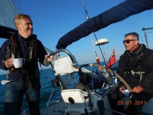 July Passage to Poole with Carl Beetham and John Coe