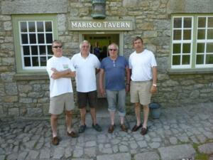 Marisco Tavern. Dave Wright, John Morris, Terry Oakley (now no longer with us) and me