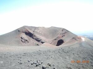 One of the 200 secondary craters on the slopes of Etna