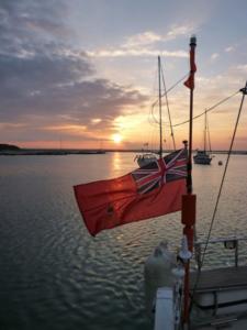 Sunset in Newtown River
