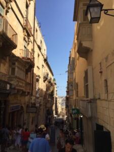 Valletta thronging with tourists