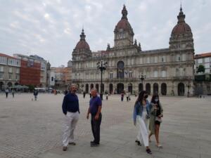 Very relaxed in charming A Coruna