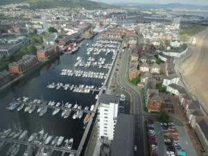 m_Swansea from the high rise restaurant